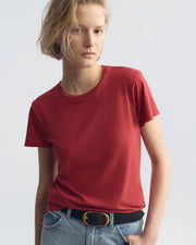 LANA TEE IN WASHED RED