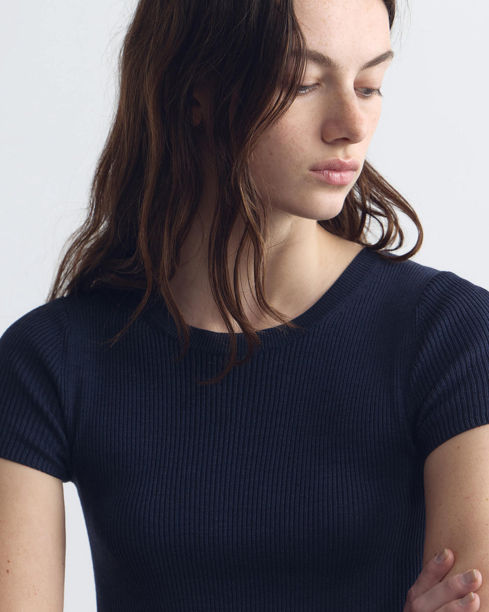 HETTIE SWEATER IN DARK INDIGO