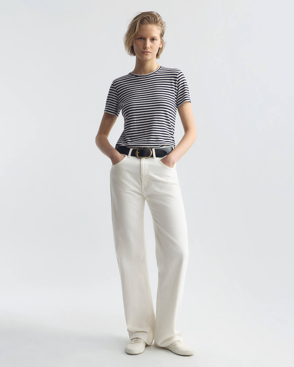 LANA CREWNECK TEE IN LANA CREWNECK TEE