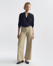 MEGAN COTTON PANT IN VINTAGE WASHED - SOLSTICE