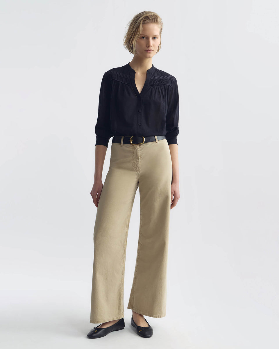 CLARYS TOP IN MIDNIGHT