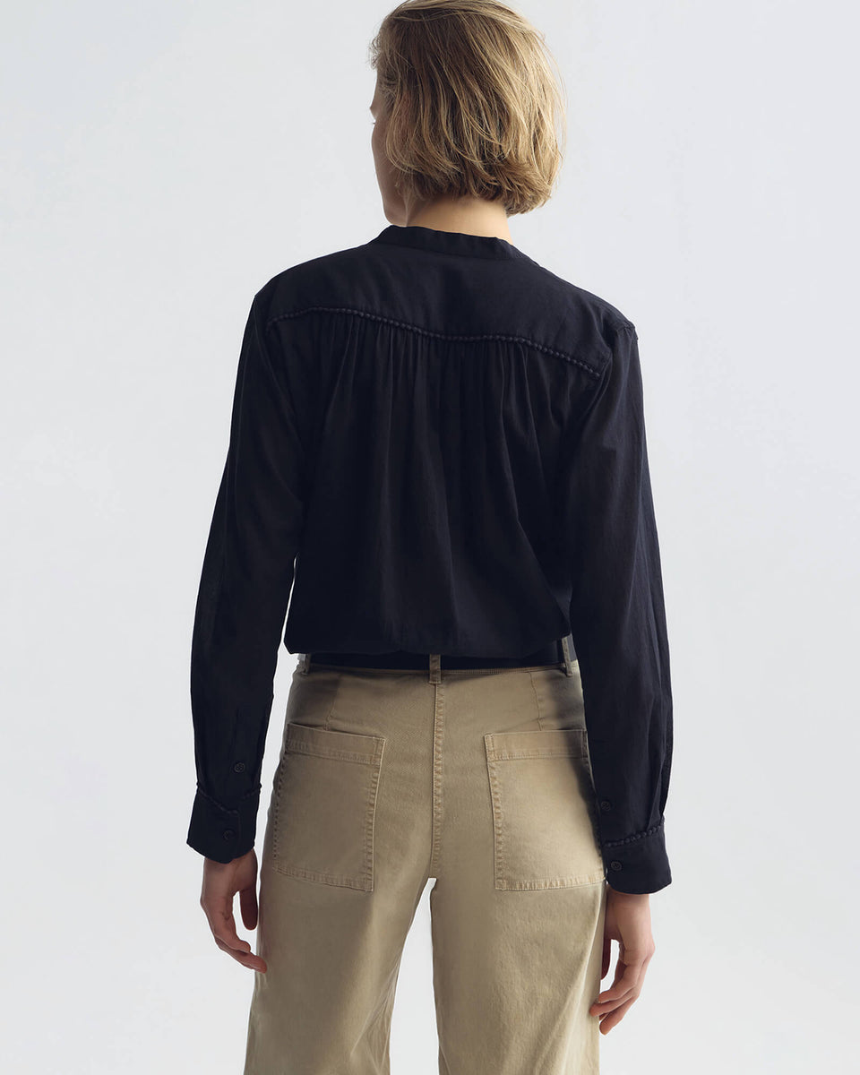 CLARYS TOP IN MIDNIGHT