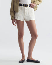 HARLEY DENIM SHORT IN CREAM