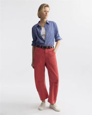 RAPHAEL CLASSIC SHIRT IN DARK NAVY/WHITE STRIPE