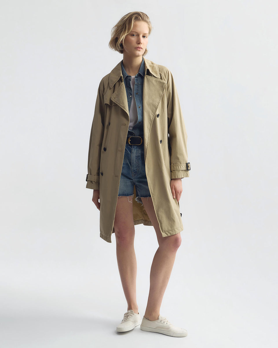 AMELINE TRENCH COAT IN SOLSTICE