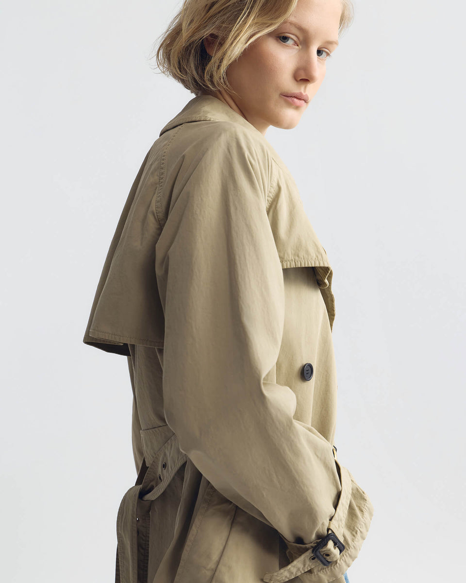 AMELINE TRENCH COAT IN SOLSTICE