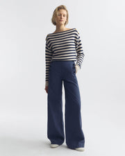 REED COTTON PANT IN FRENCH NAVY