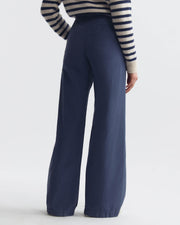 REED COTTON PANT IN FRENCH NAVY