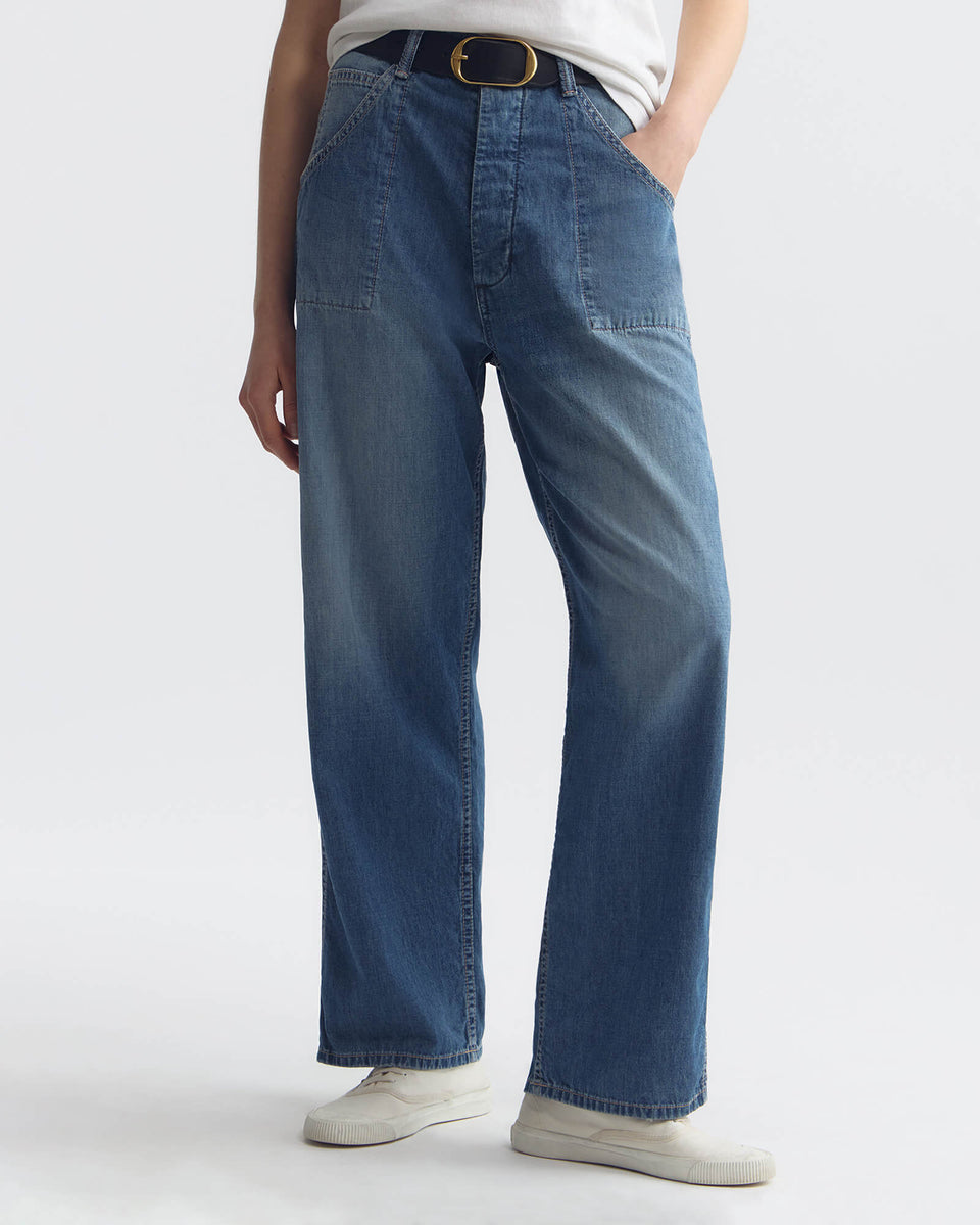 WHITNEY DENIM PANT IN DELANCEY WASH