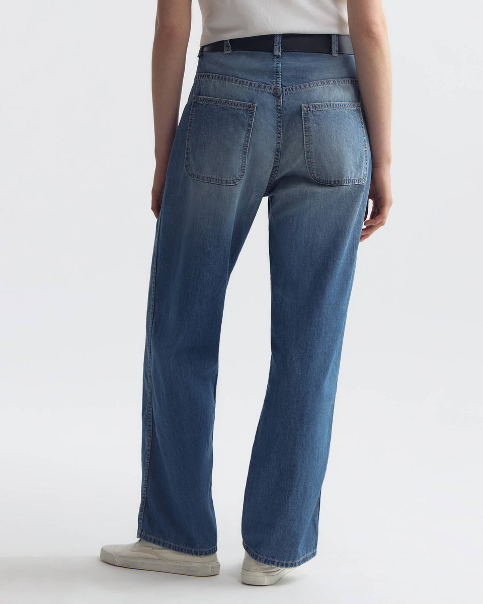 WHITNEY DENIM PANT IN DELANCEY WASH