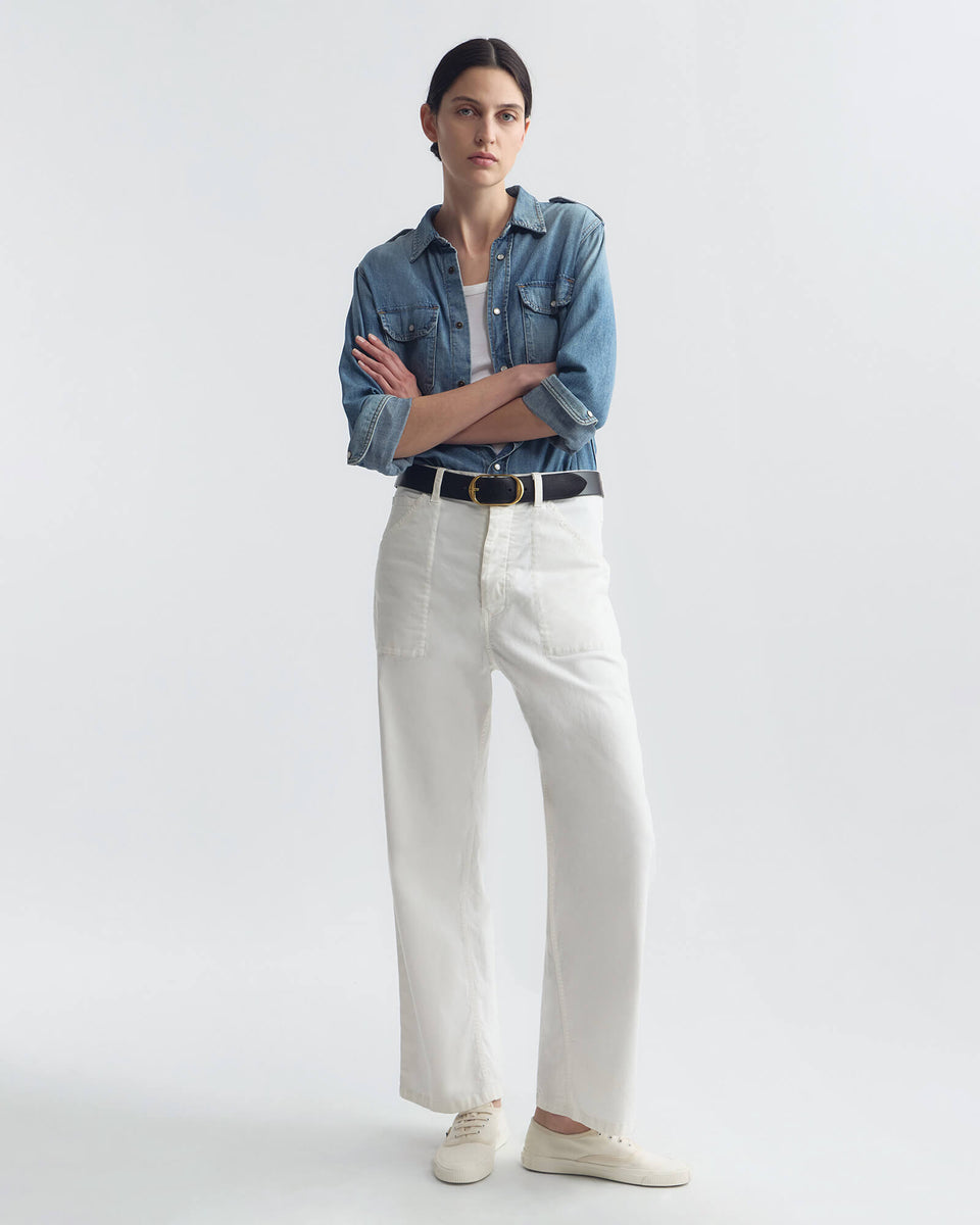 WHITNEY PANT IN WHITE