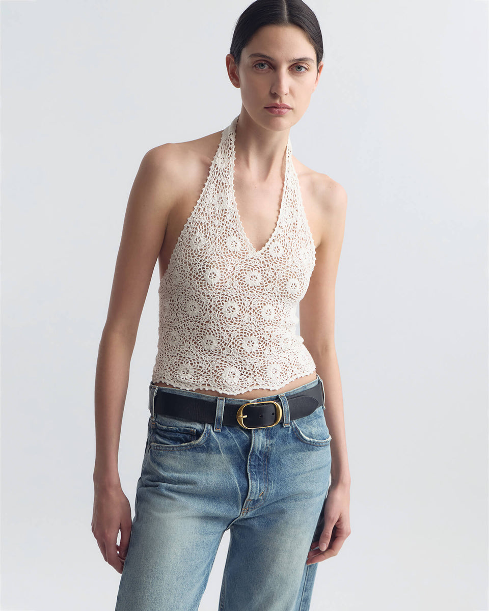 VENTURA SWEATER IN IVORY