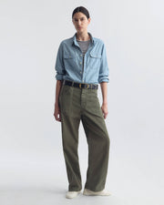 WHITNEY PANT IN VINTAGE WASHED - THYME
