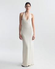 IVENKA DRESS IN IVORY