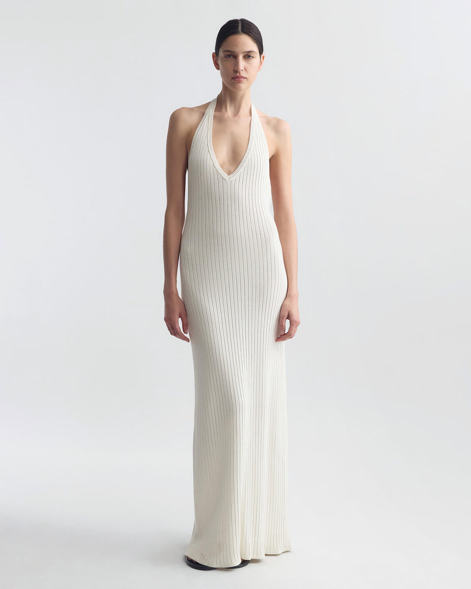 IVENKA DRESS IN IVORY
