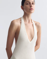 IVENKA DRESS IN IVORY