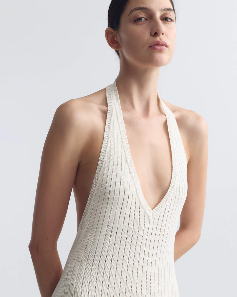 IVENKA DRESS IN IVORY