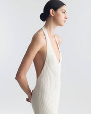 IVENKA DRESS IN IVORY
