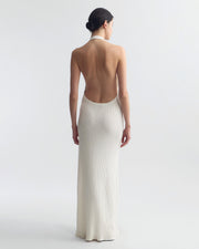IVENKA DRESS IN IVORY