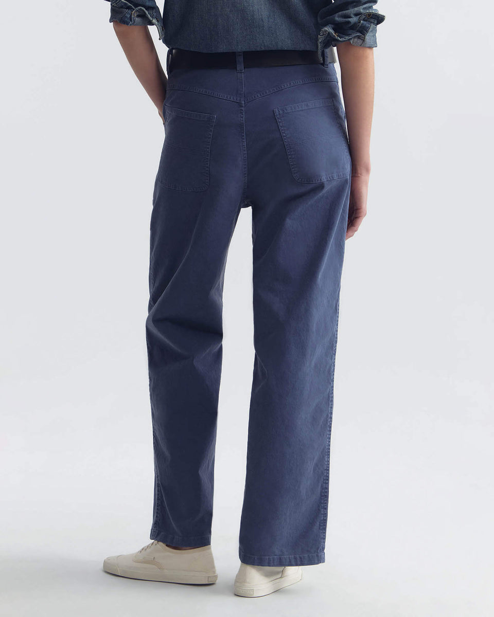 WHITNEY PANT IN VINTAGE WASHED - FRENCH NAVY