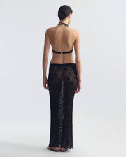 NIKA KNITTED SKIRT IN BLACK