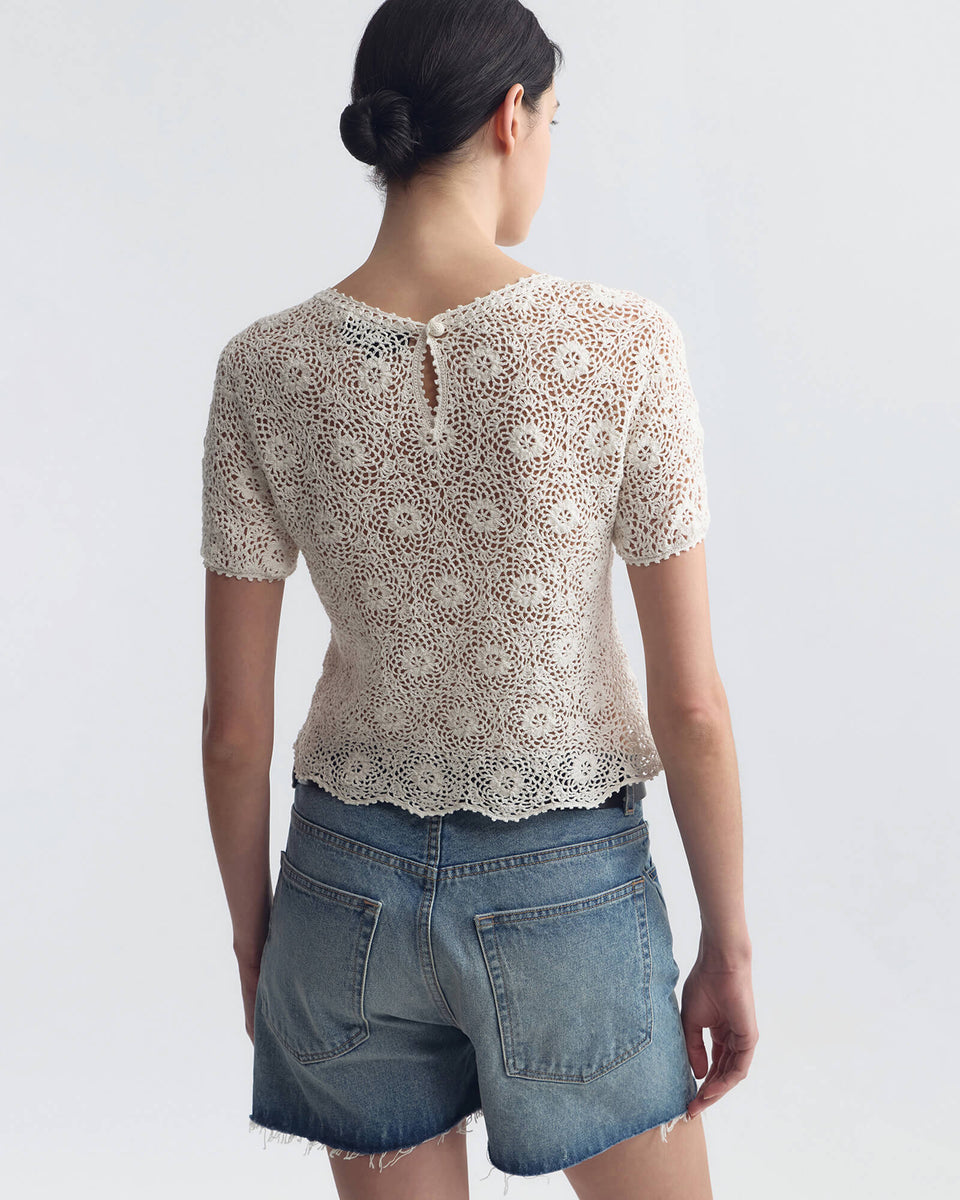 ELIONNE SWEATER IN IVORY