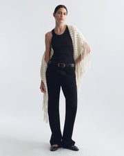 ROBIN CROCHET SHAWL IN IVORY