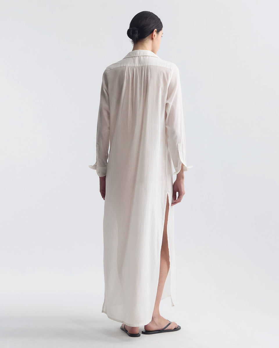 MINA DRESS IN IVORY