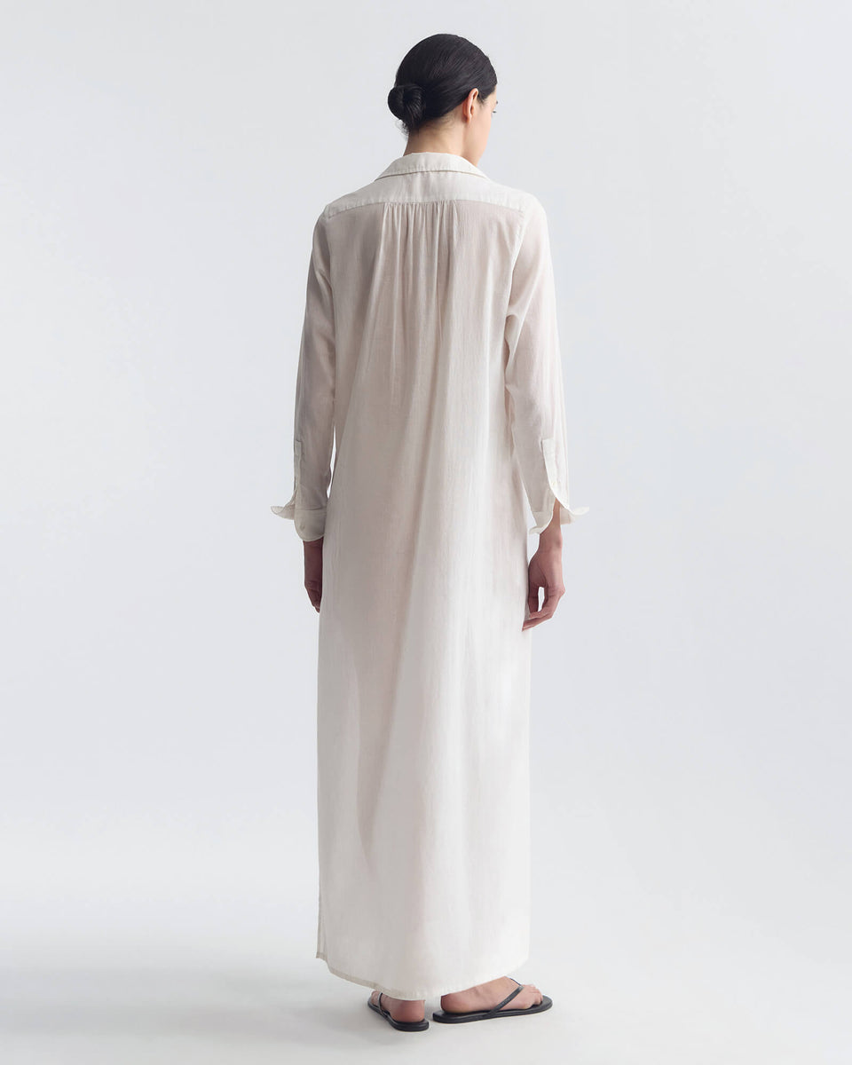 MINA DRESS IN IVORY
