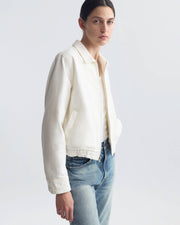 NAJAC DENIM JACKET IN CREAM