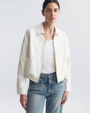 NAJAC DENIM JACKET IN CREAM