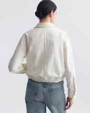 NAJAC DENIM JACKET IN CREAM