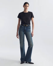 LANA TEE IN JET BLACK