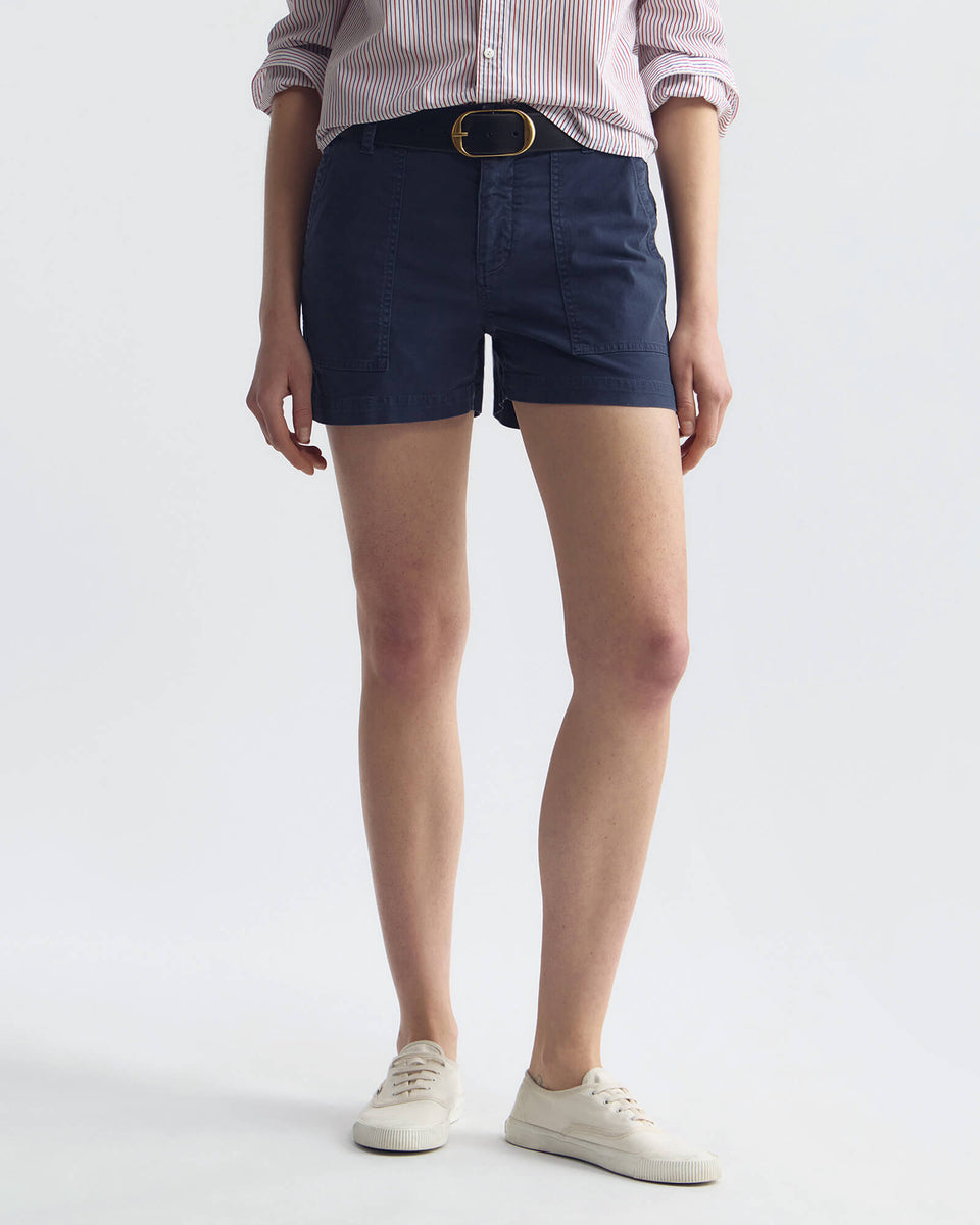 UTILITY SHORT IN VINTAGE WASHED - ADMIRAL BLUE