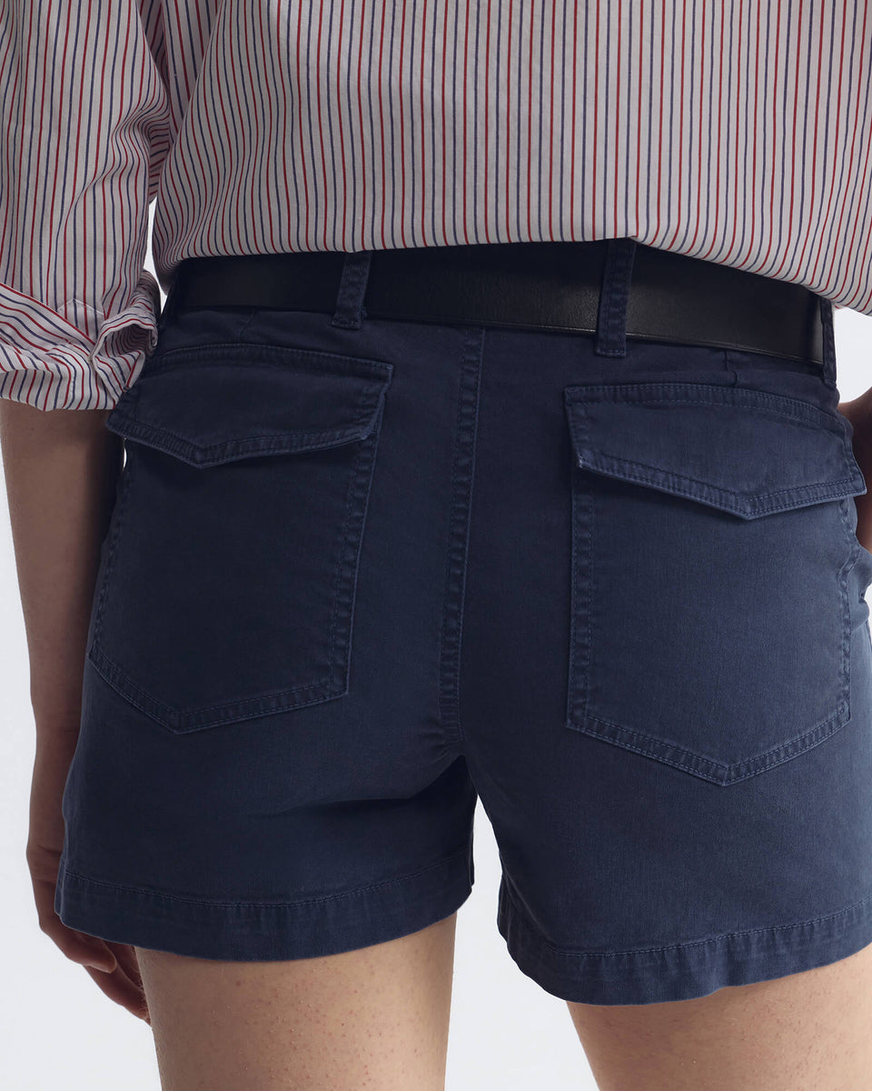 UTILITY SHORT IN VINTAGE WASHED - ADMIRAL BLUE