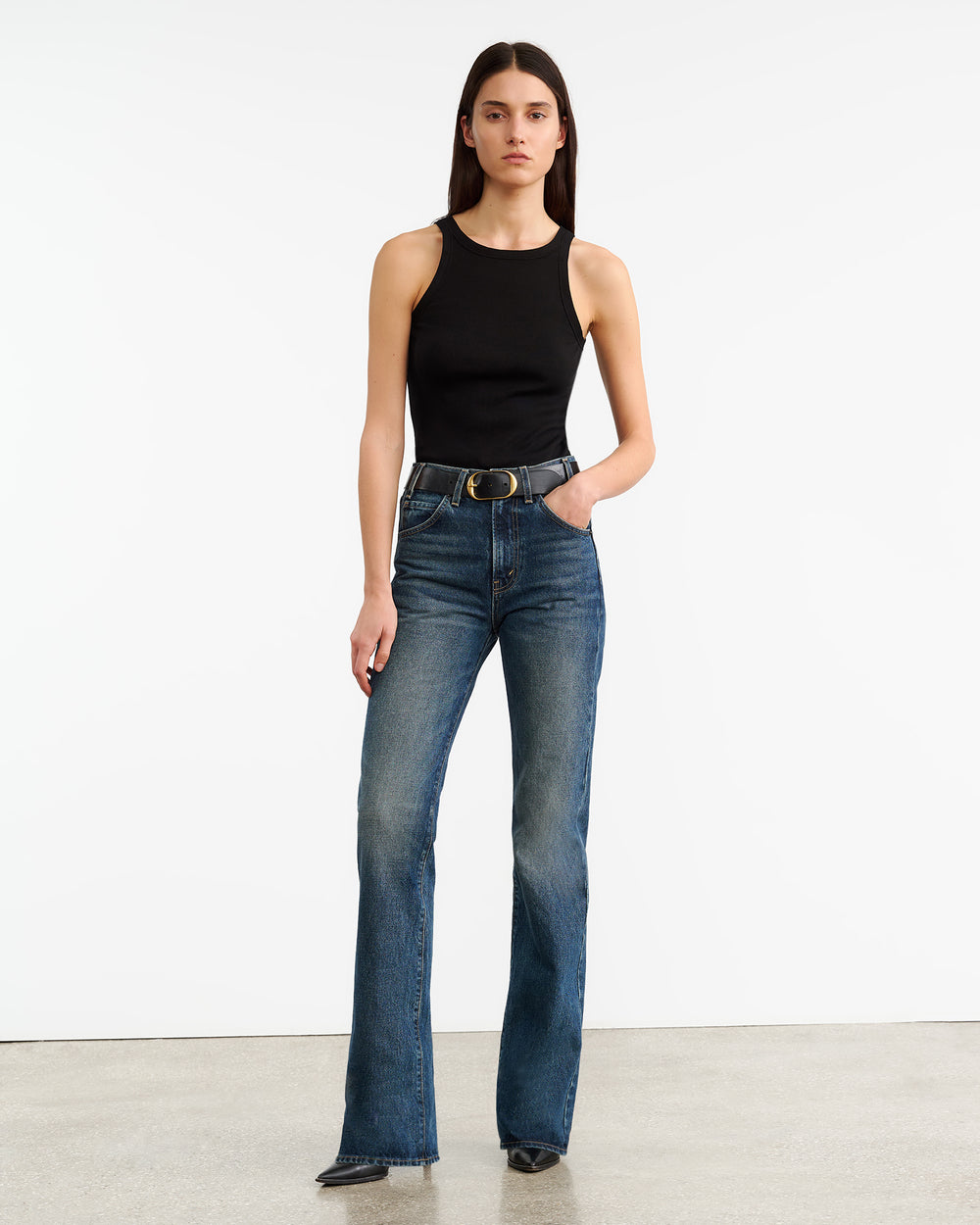 JENNIFER TANK IN JET BLACK