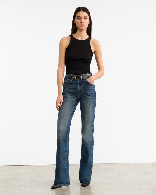 JENNIFER TANK IN JET BLACK