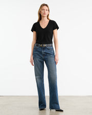 CAROL TEE IN JET BLACK