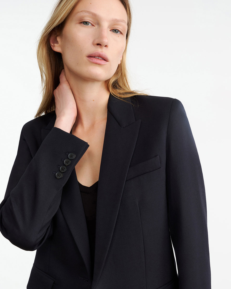 black dress jacket womens Women's Classic Office Blazer Premium Tailored Fit Business Ja FineLook the Womens Black Suit Jacket Women Black Suit Jackets &