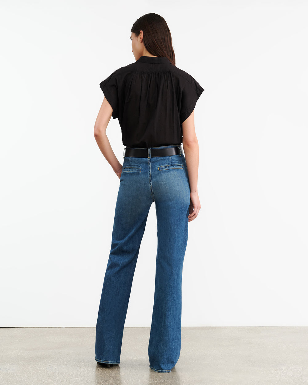 NORMANDY BLOUSE IN BLACK