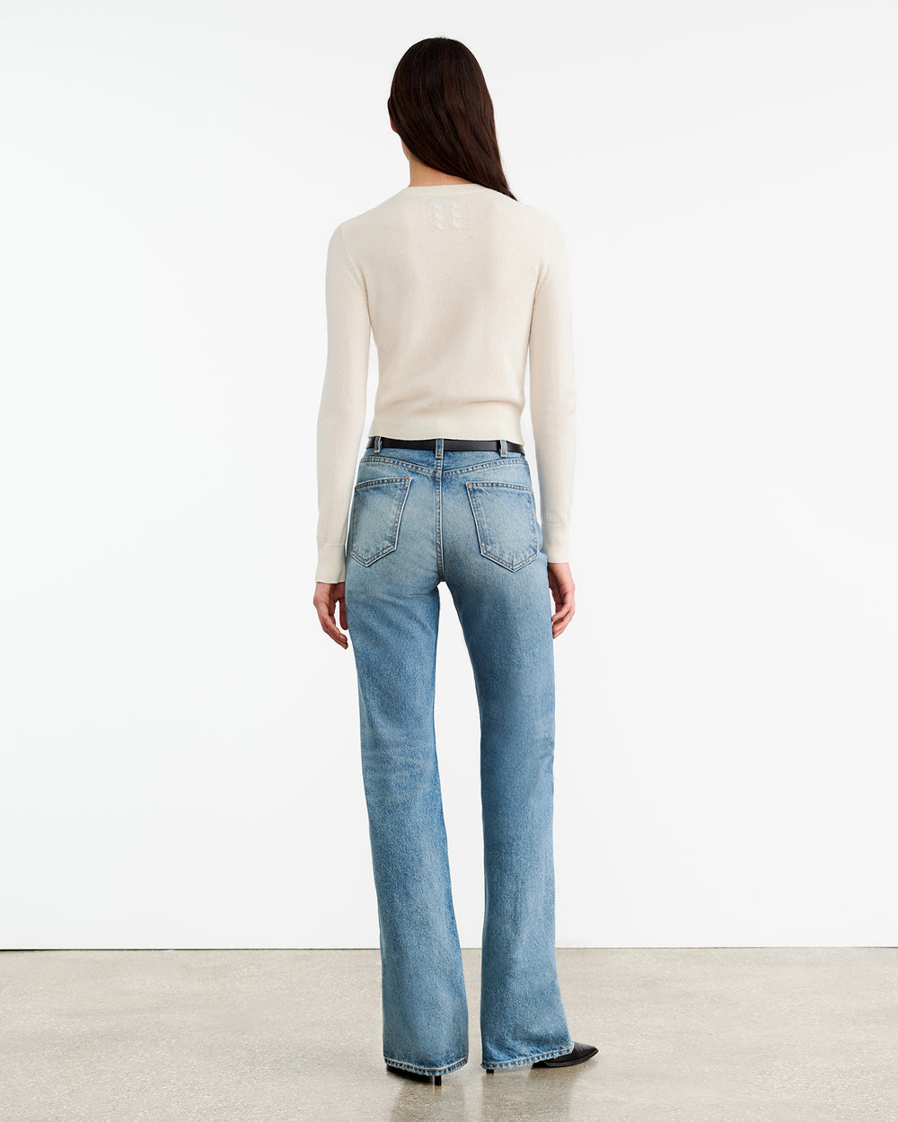 MARCH CASHMERE CARDIGAN IN IVORY