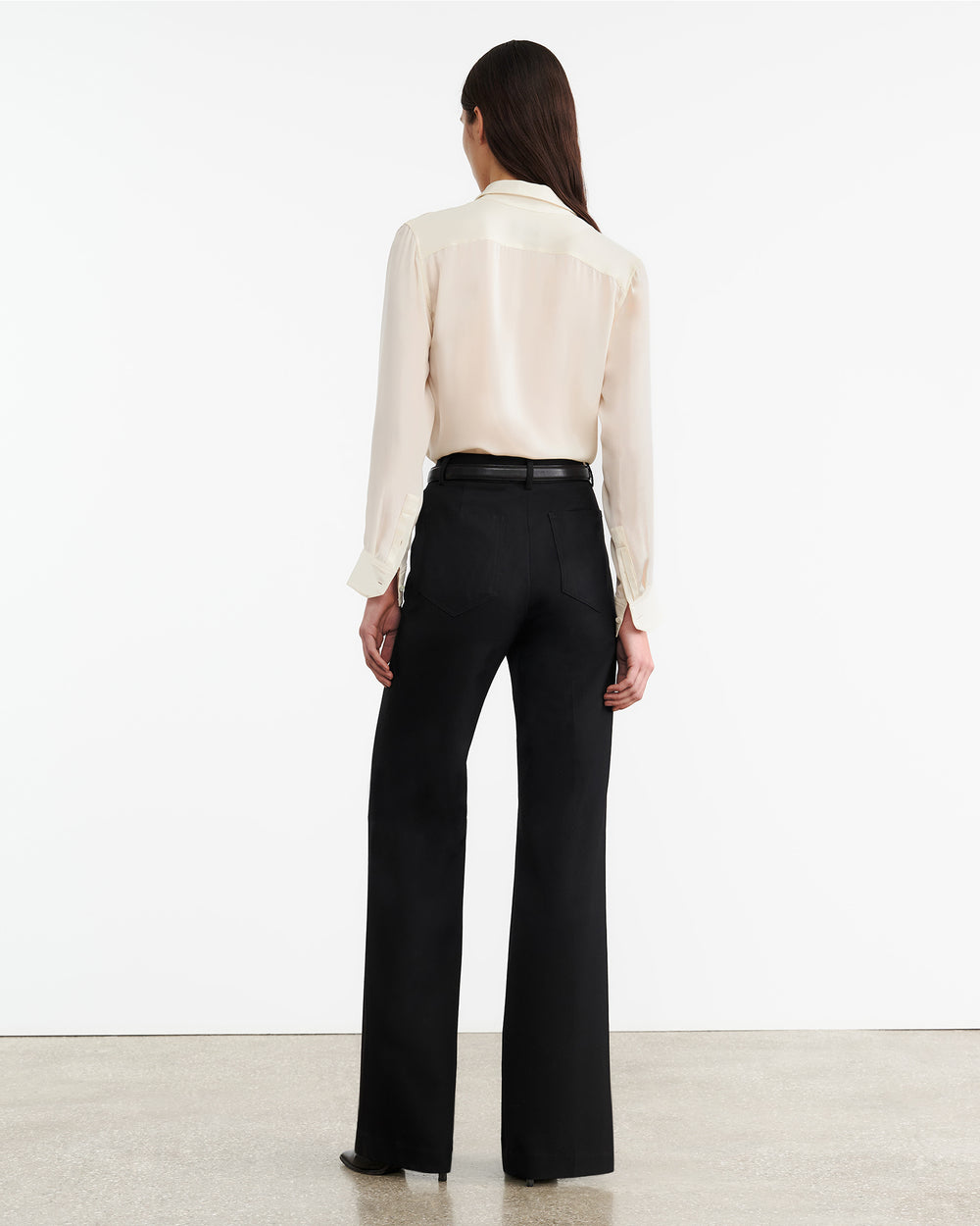 GAIA SILK SHIRT IN IVORY