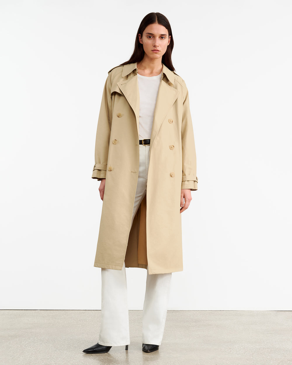 TANNER TRENCH COAT IN KHAKI