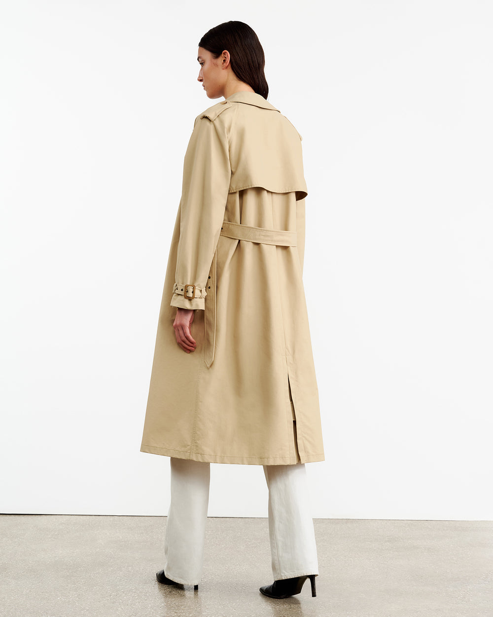 TANNER TRENCH COAT IN KHAKI