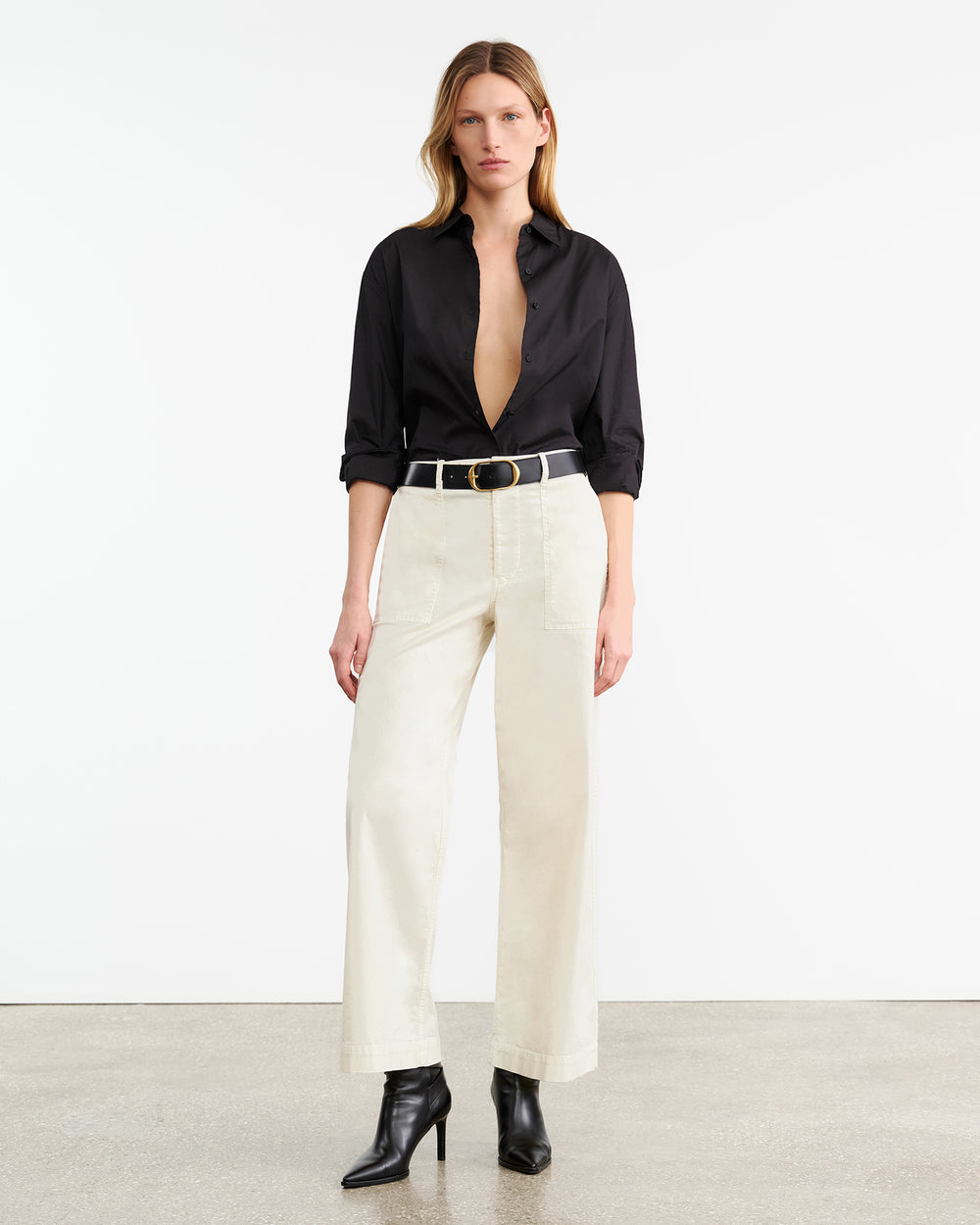 LEON BOY PANT IN STONE