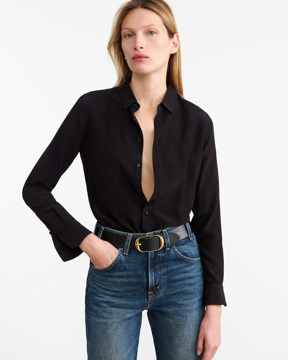 GAIA SILK SHIRT IN GAIA SILK SHIRT