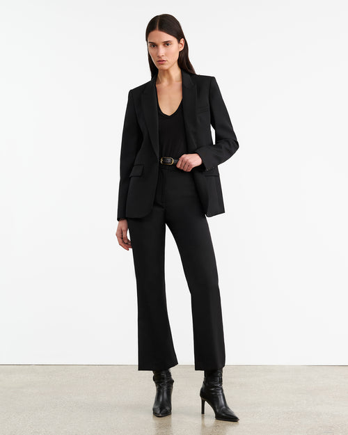 CROPPED CORETTE PANT IN BLACK