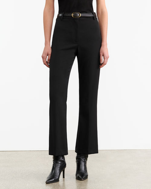 CROPPED CORETTE PANT IN BLACK