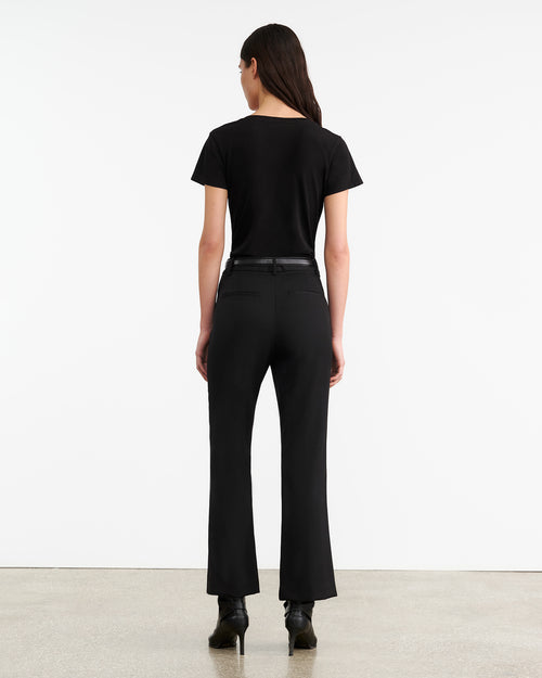 CROPPED CORETTE PANT IN BLACK