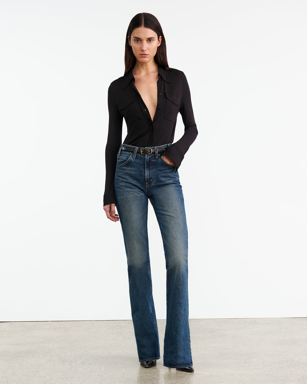 AVELINE SHIRT IN BLACK